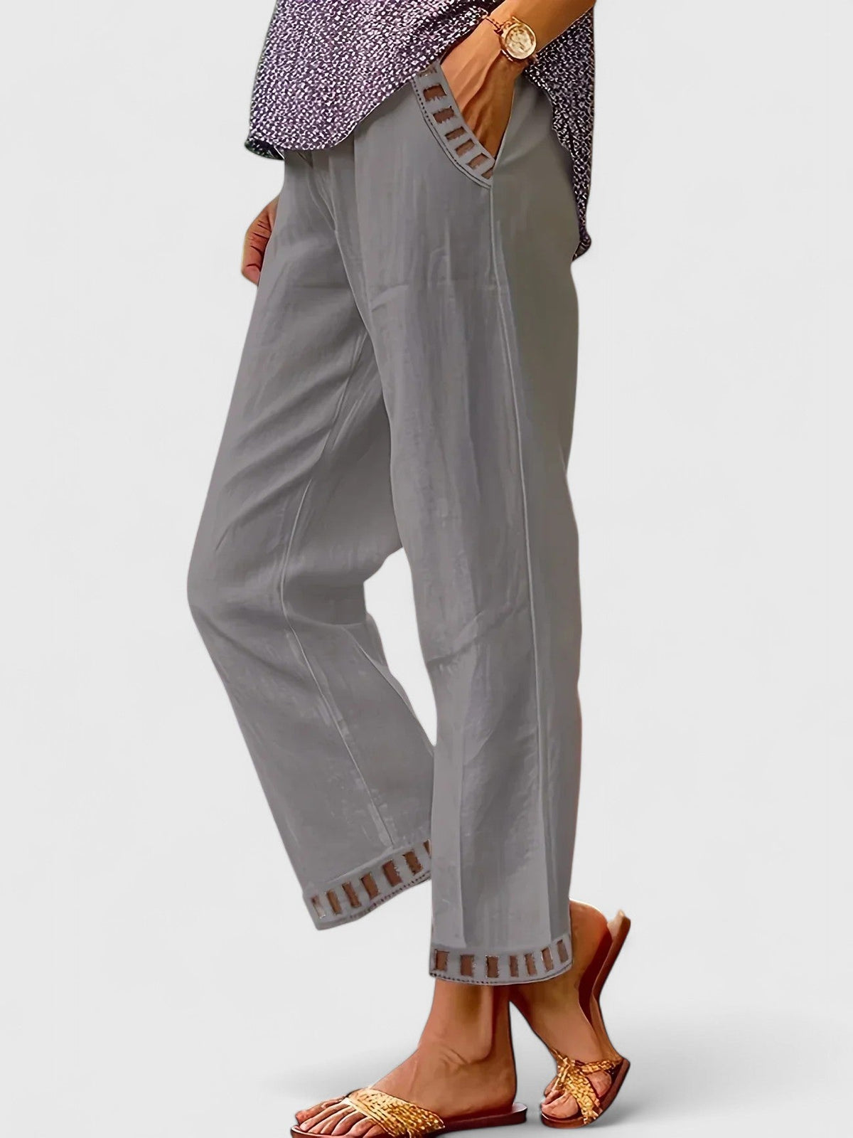 Skyla | Sophisticated Pants – Grey | The Bellemont Sisters Australia