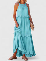 Shannon | Elegant Dress – Blue | The Bellemont Sisters Australia