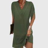 Anita | Elegant Tummy-Hiding Dress – Green (Almost sold out) | The Bellemont Sisters Australia