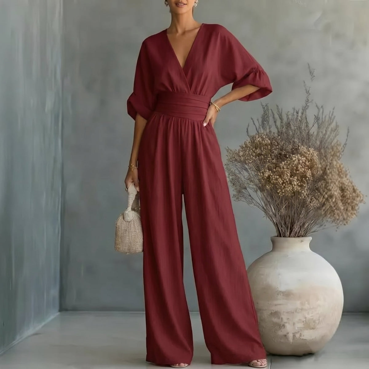 Fontella™ Elegant Jumpsuit | The Bellemont Sisters Australia