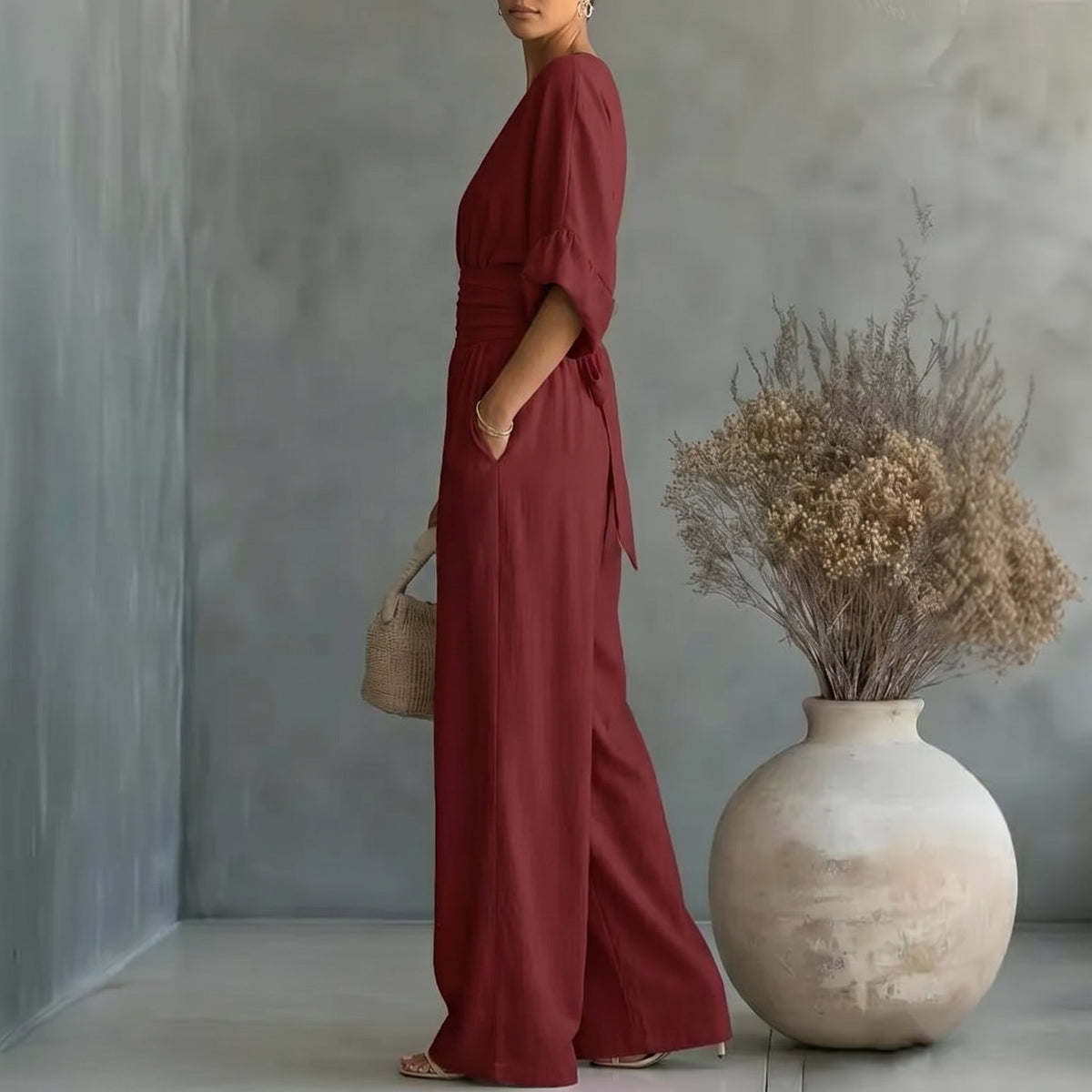 Fontella™ Elegant Jumpsuit | The Bellemont Sisters Australia