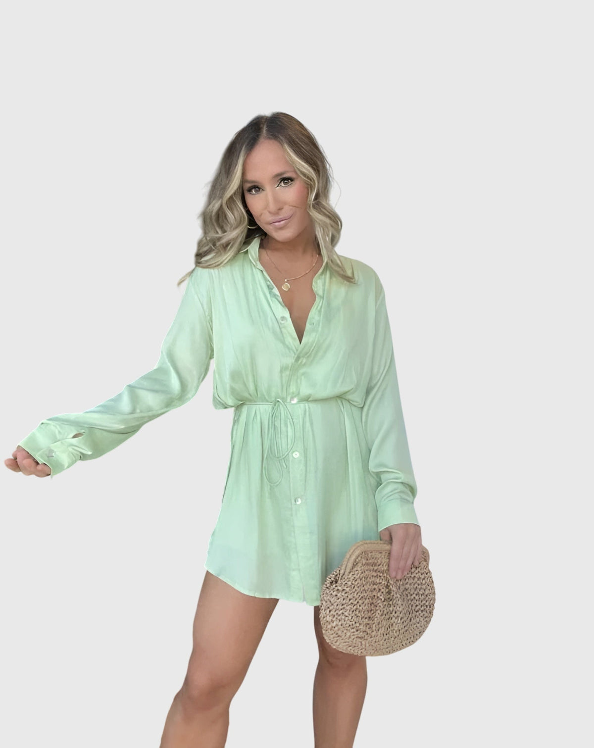 Nova | Elegant Romper Dress – Melon | The Bellemont Sisters Australia