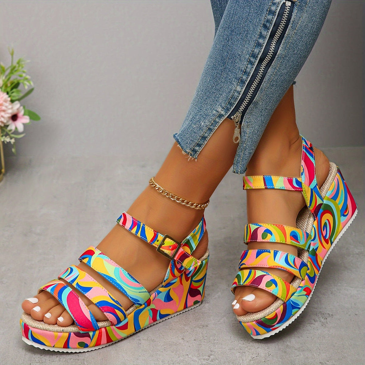 Selora | Platform Ankle Strap Sandals | The Bellemont Sisters Australia