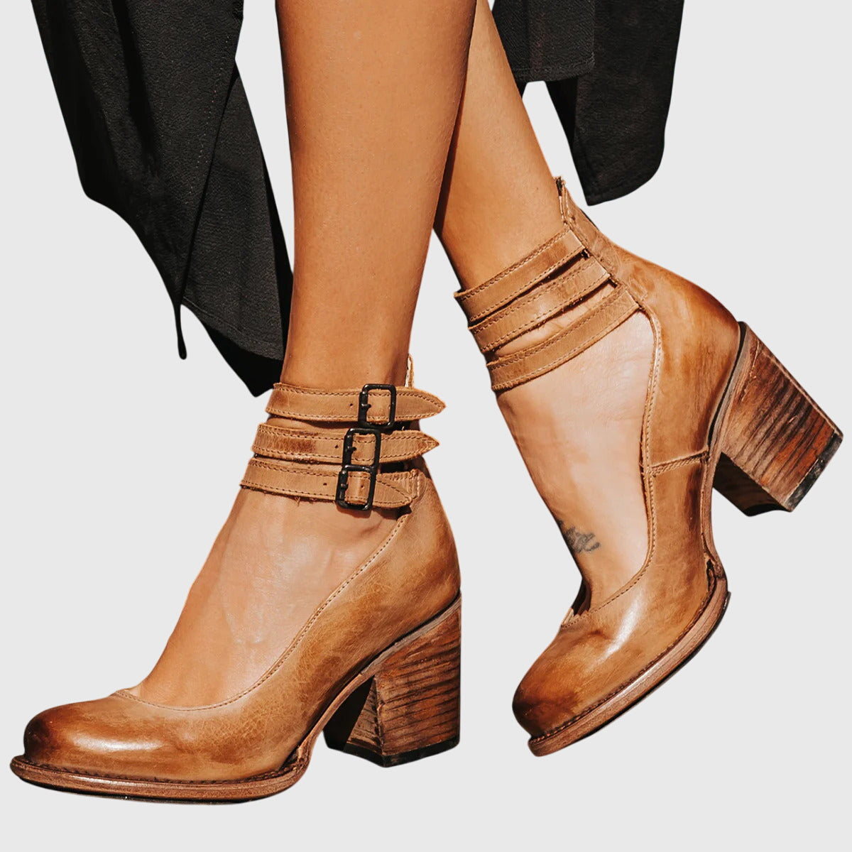 Nina | Elegant And Comfortable Sandals – Light brown | The Bellemont Sisters Australia