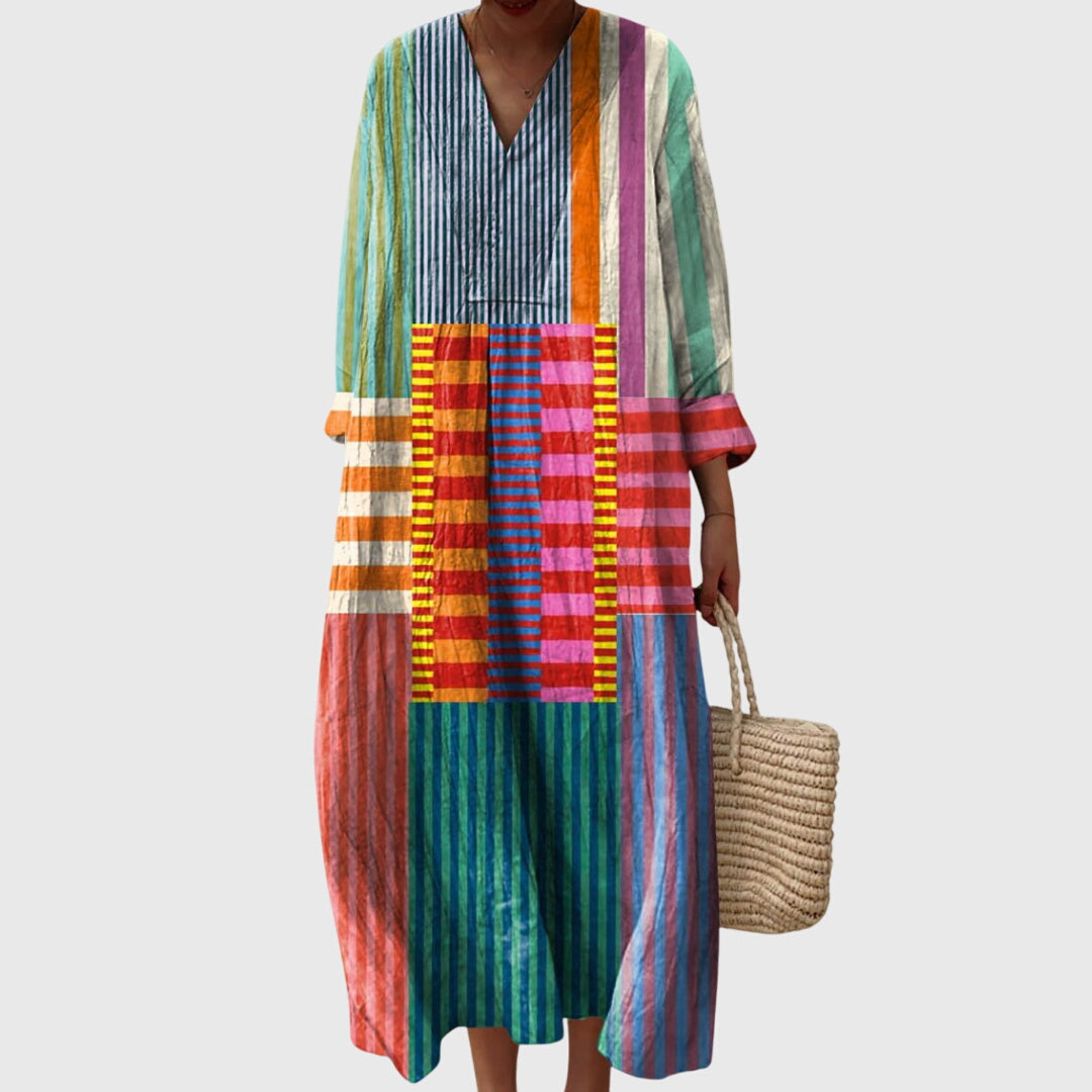 Stephanie | Geometric Dress – Style 1 | The Bellemont Sisters Australia