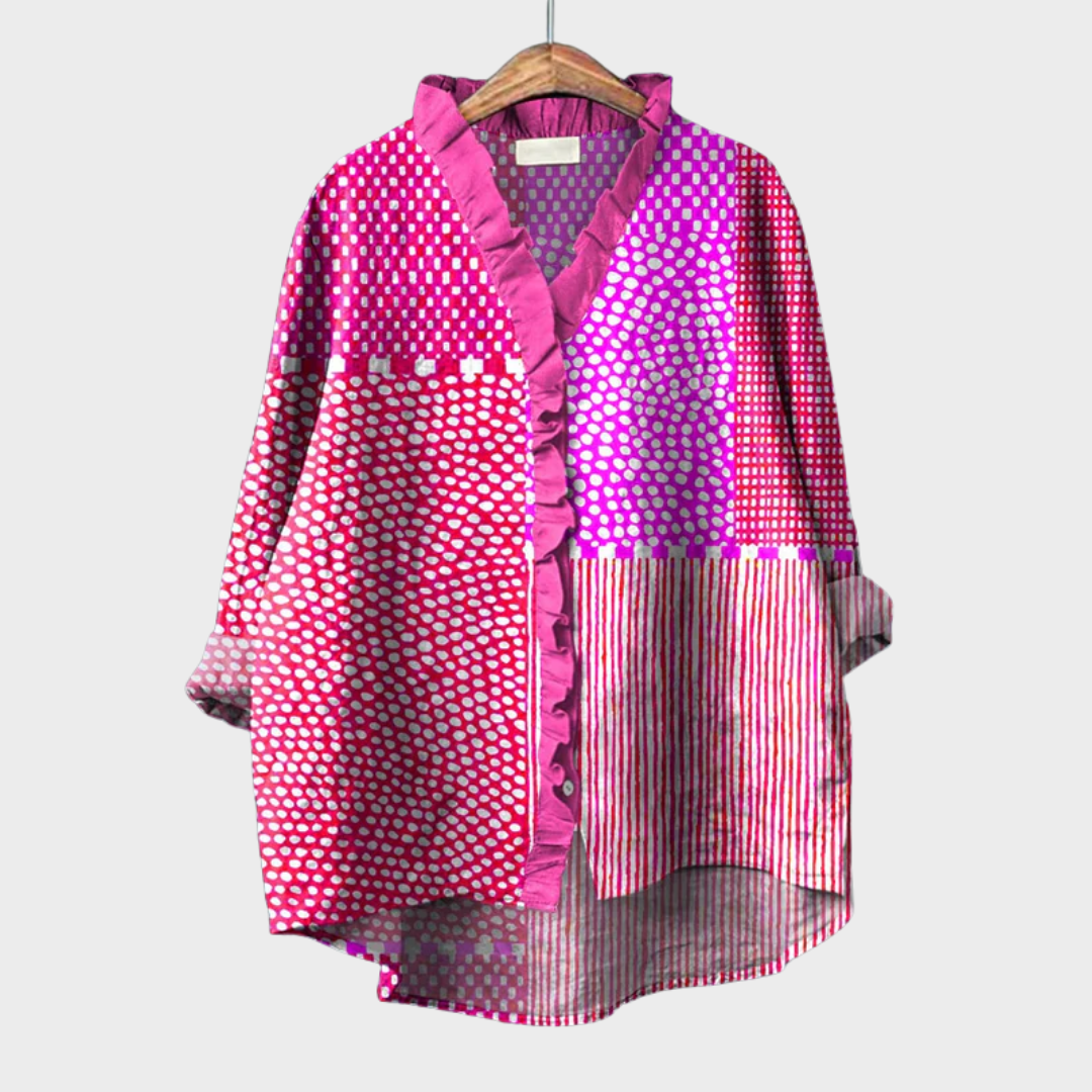 Isabella | Elegant Breezy Summer Blouse – Rose Violet | The Bellemont Sisters Australia