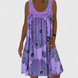 Arya |  Comfortable Summer Dress – Purple | The Bellemont Sisters Australia