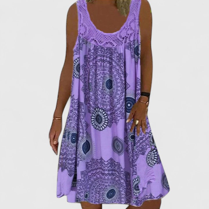 Arya |  Comfortable Summer Dress – Purple | The Bellemont Sisters Australia