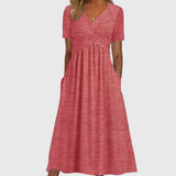 Amanda - Flattering Dress – Pink | The Bellemont Sisters Australia