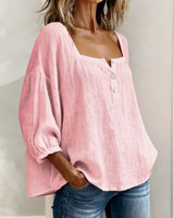 Diane | Square Neck Lantern Sleeve Shirt | The Bellemont Sisters Australia