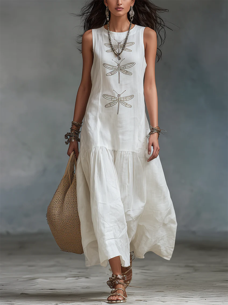 Geneva - Sleeveless Maxi Dress – White | The Bellemont Sisters Australia