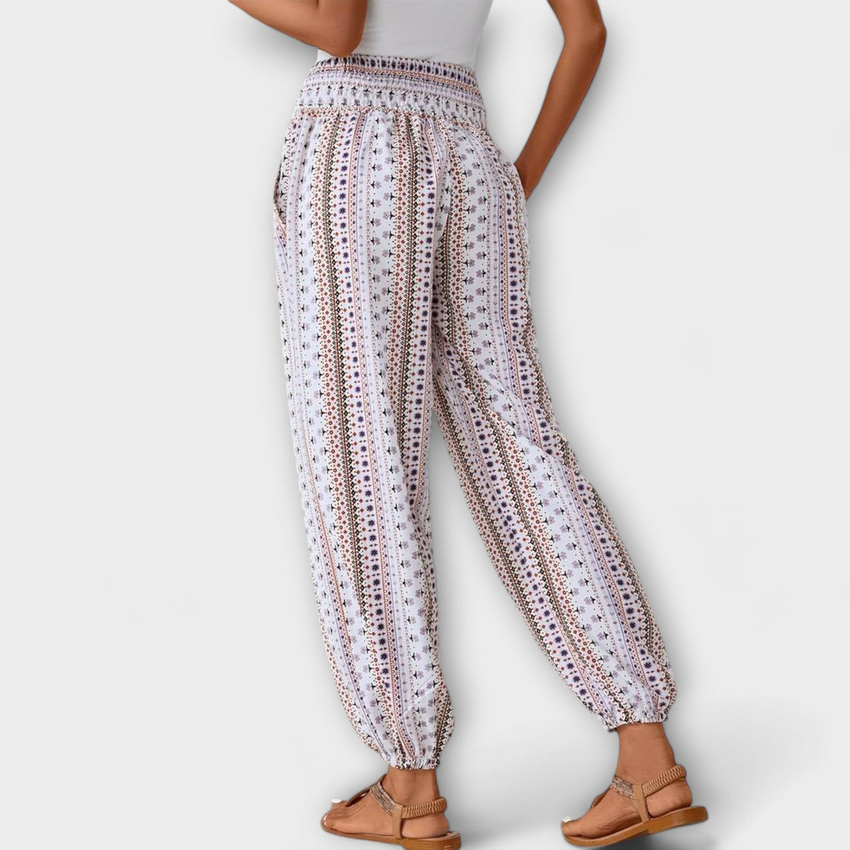 Scarlett - Pants With Ethnic Graphic | The Bellemont Sisters Australia