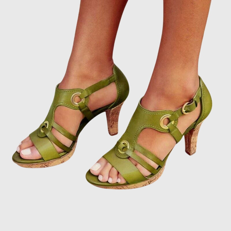 Carla | Orthopedic Heels – Galway Green | The Bellemont Sisters Australia
