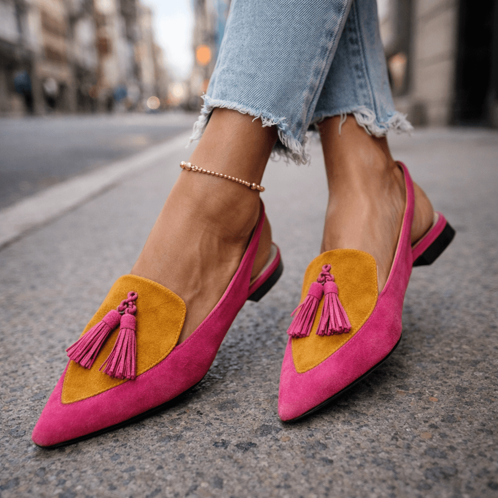 Eliza | Sandals with straps and tassels | The Bellemont Sisters Australia