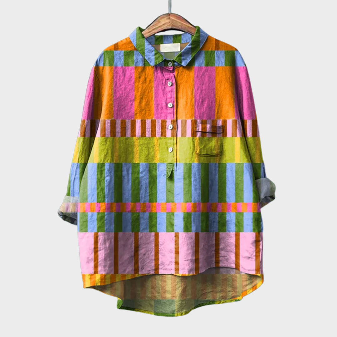 Avery | Elegant Breezy Summer Blouse – Orange | The Bellemont Sisters Australia