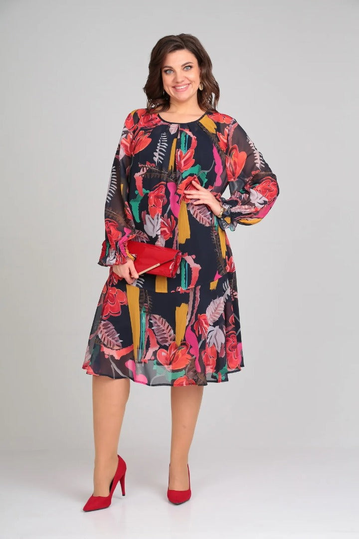 Florinda™ Elegant Floral Dress | The Bellemont Sisters Australia