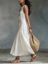 Geneva - Sleeveless Maxi Dress | The Bellemont Sisters Australia