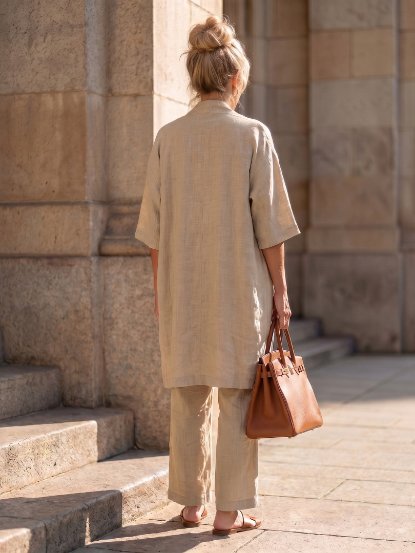 Yael | Three Piece Relaxed Top Pant Set | The Bellemont Sisters Australia