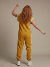 Lark | Zip Front Stripe Panel Jumpsuit | The Bellemont Sisters Australia