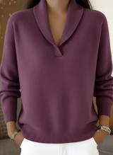 Harper Lane™ | V-Neck Sweater – Purple | The Bellemont Sisters Australia