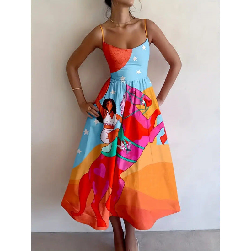 Solavienne | Sunset Muse Midi Dress | The Bellemont Sisters Australia
