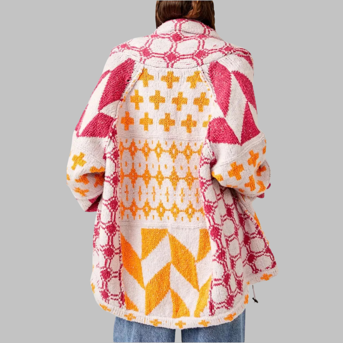 Evangelia | Elegant Cardigan – Pink | The Bellemont Sisters Australia