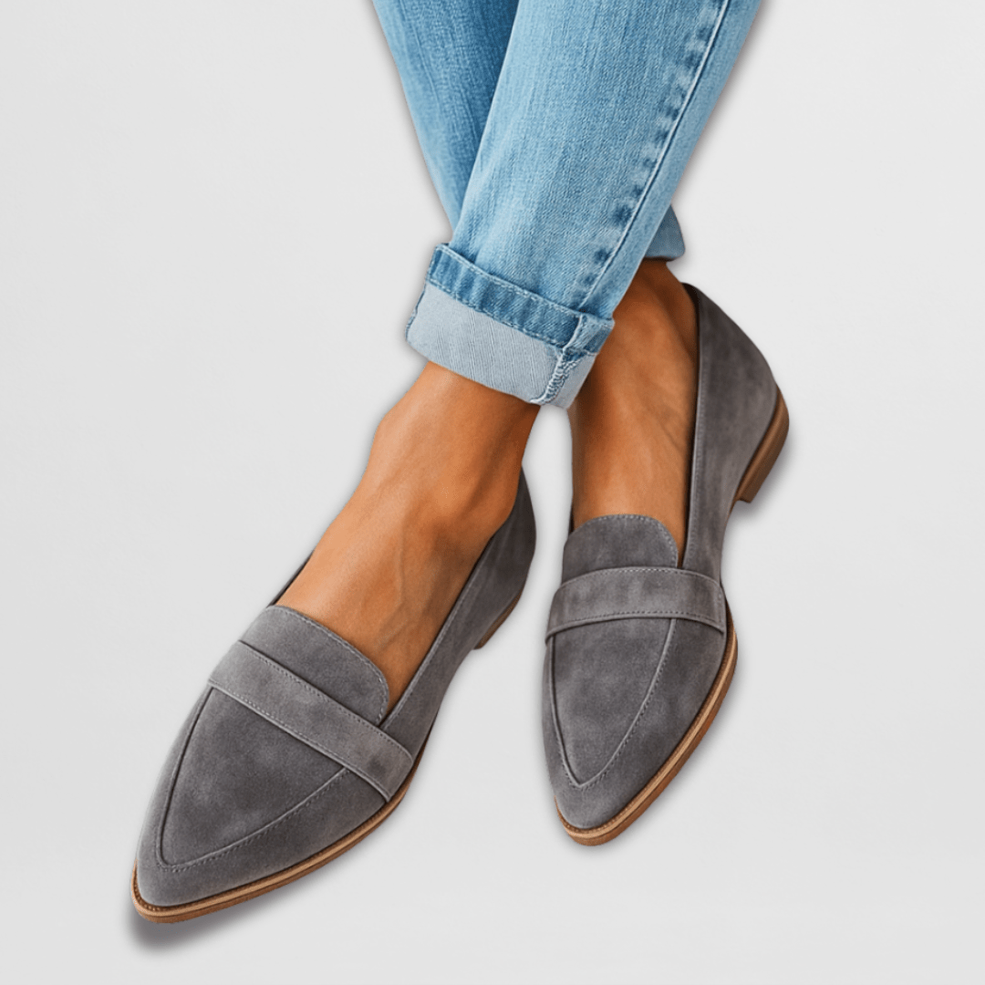 Helen - Soft Loafers – Gray | The Bellemont Sisters Australia