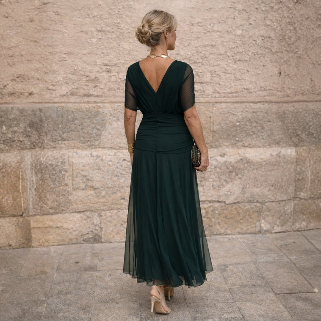 Mikaela - Off-Shoulder Maxi Dress | The Bellemont Sisters Australia