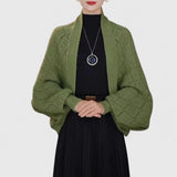 Elyzianne | Elegant Cardigan – Green | The Bellemont Sisters Australia