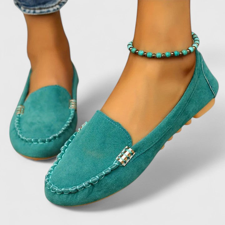 Karlene | Orthopedic Loafer – Turquoise | The Bellemont Sisters Australia