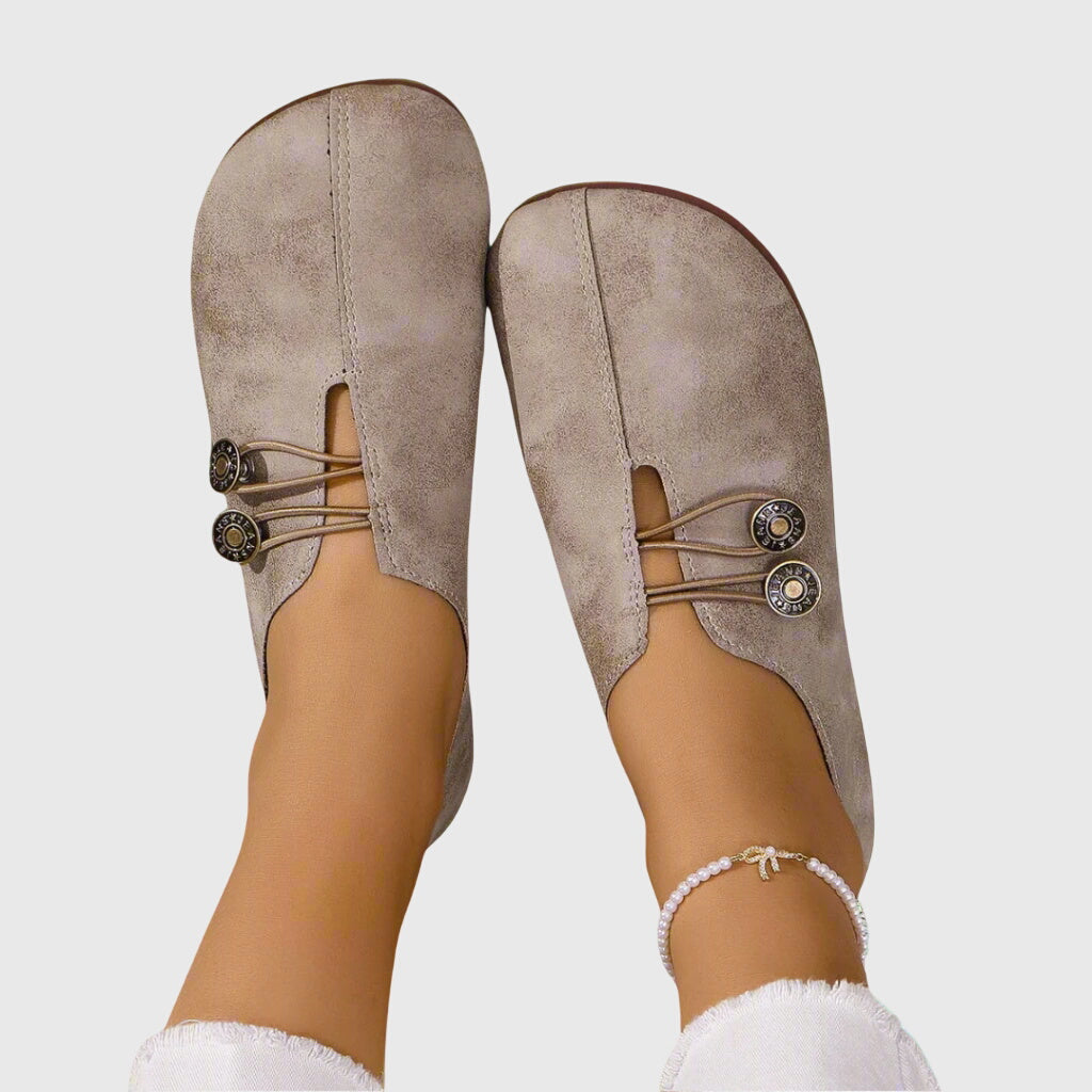 Josephine | Daily Comfort Slip-Ons – Light Brown | The Bellemont Sisters Australia