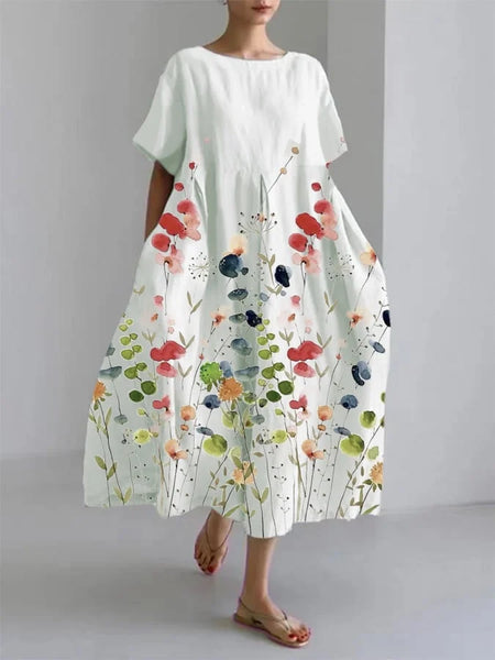 Valeno floral summer dress – D | The Bellemont Sisters Australia