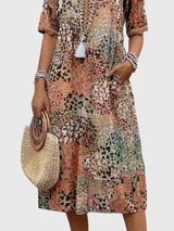 Yvonna | Elegant Floral Midi Dress | The Bellemont Sisters Australia