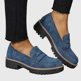 Destiny | Timeless Suede Loafers – Blue | The Bellemont Sisters Australia
