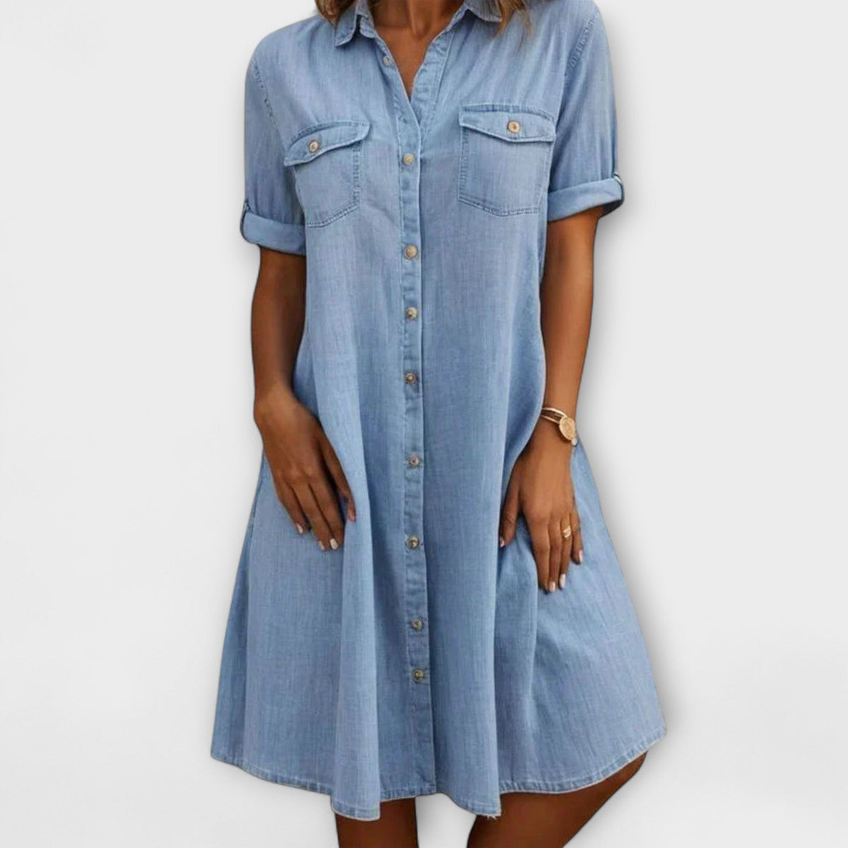 Jennie | Elegant Dress – Blue | The Bellemont Sisters Australia