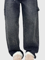 Kimberly | Women’s Sparkle Diamond Denim Pants | The Bellemont Sisters Australia