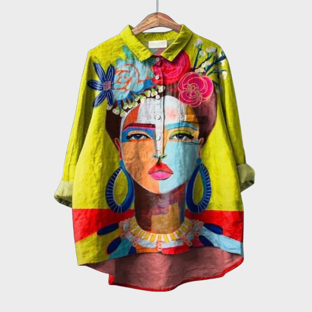 Olivia | Elegant Breezy Summer Blouse – Yellow | The Bellemont Sisters Australia