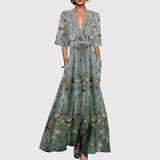 Candice | Elegant Spring Dress – Green | The Bellemont Sisters Australia