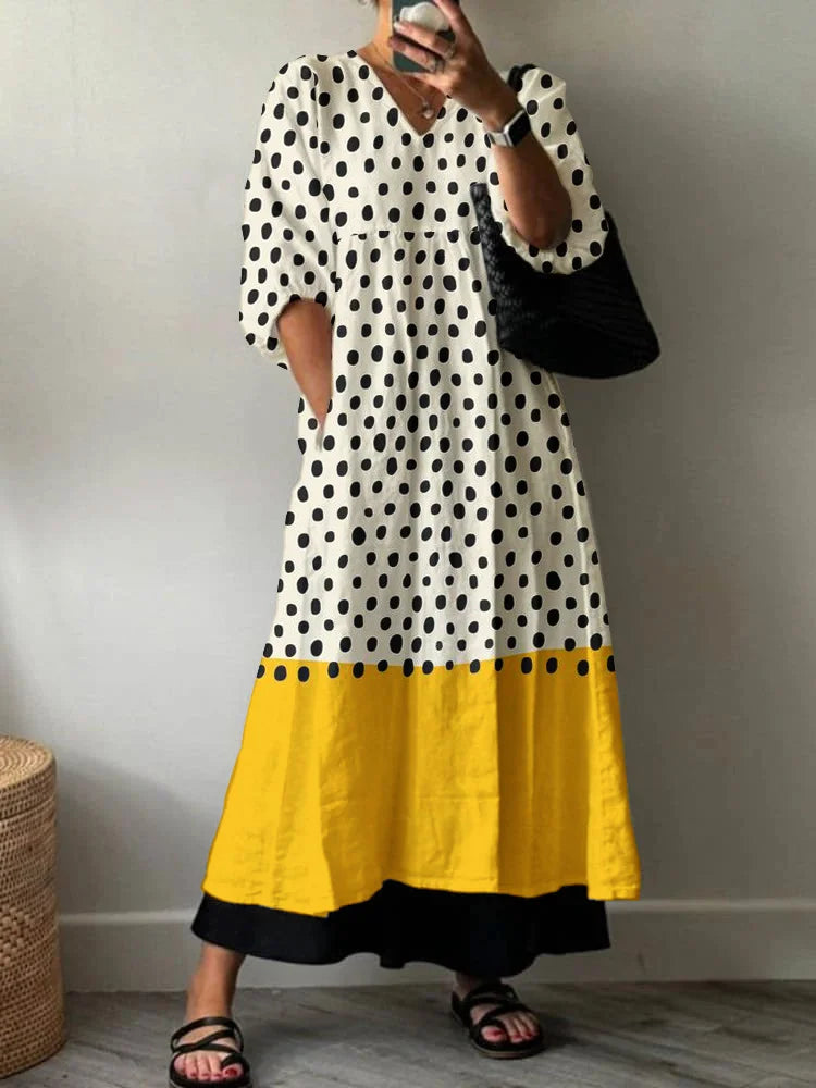 Elegant Printed Dress Anna | The Bellemont Sisters Australia