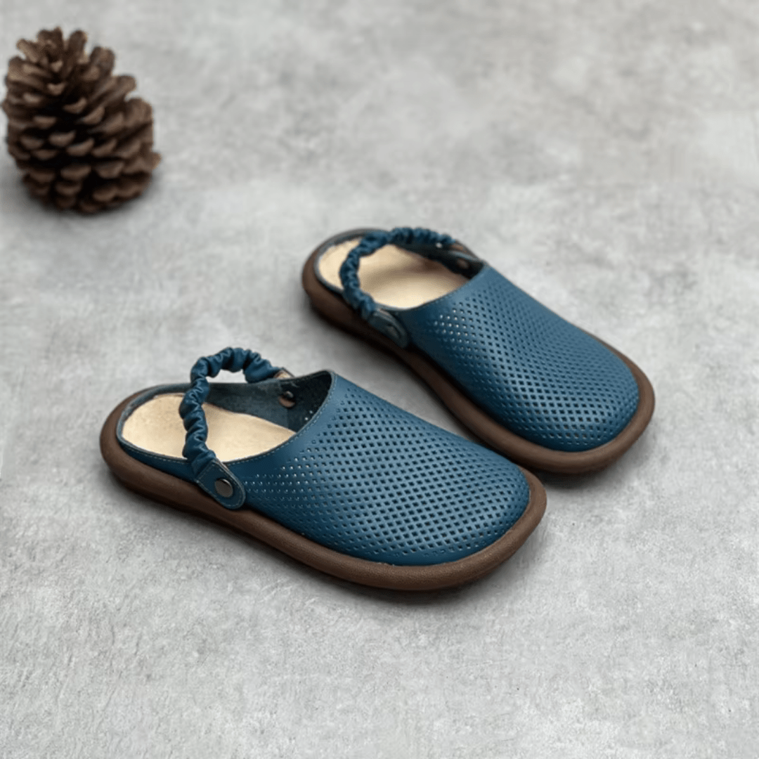 Iya | Sleek Elegant Sandal – Blue | The Bellemont Sisters Australia
