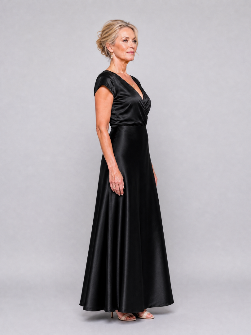 Samouse | Cap Sleeve Wrap Bodice Maxi Dress | The Bellemont Sisters Australia
