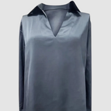 Astrid™ Elegant Satin Blouse | The Bellemont Sisters Australia