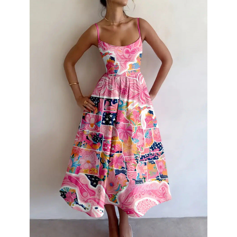 Rosavelle | Blush Garden Midi Dress | The Bellemont Sisters Australia