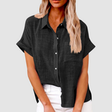 Carol™ Elegant Casual Blouse – Black | The Bellemont Sisters Australia