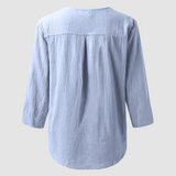 Melisa™ Casual Cotton & Linen Blouse | The Bellemont Sisters Australia