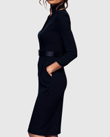 Claribel | Refined Midi Dress | The Bellemont Sisters Australia