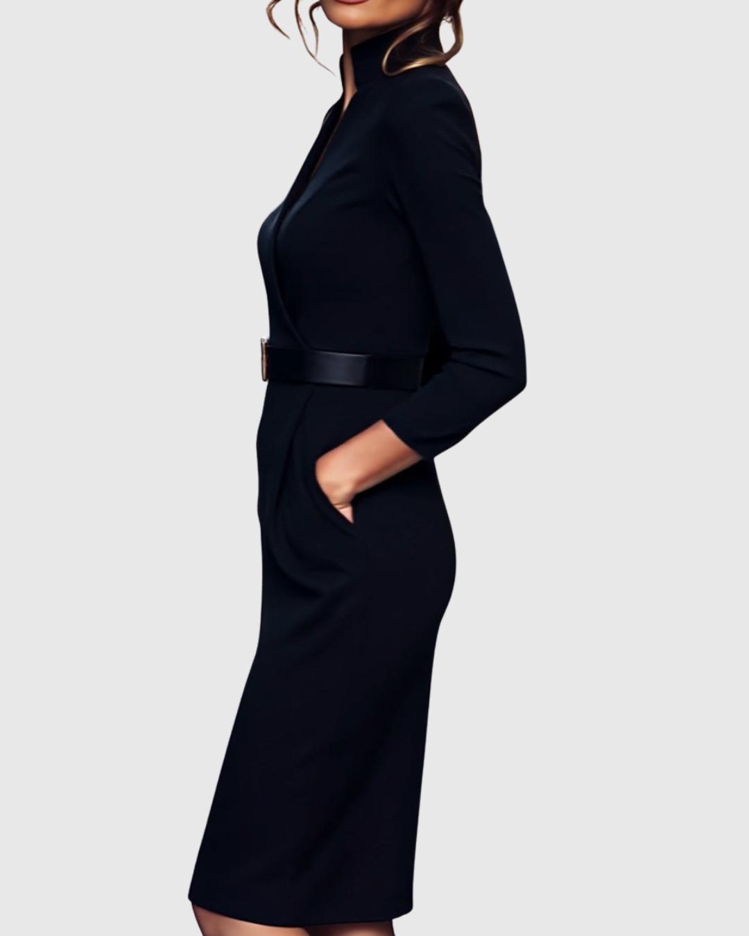 Claribel | Refined Midi Dress | The Bellemont Sisters Australia