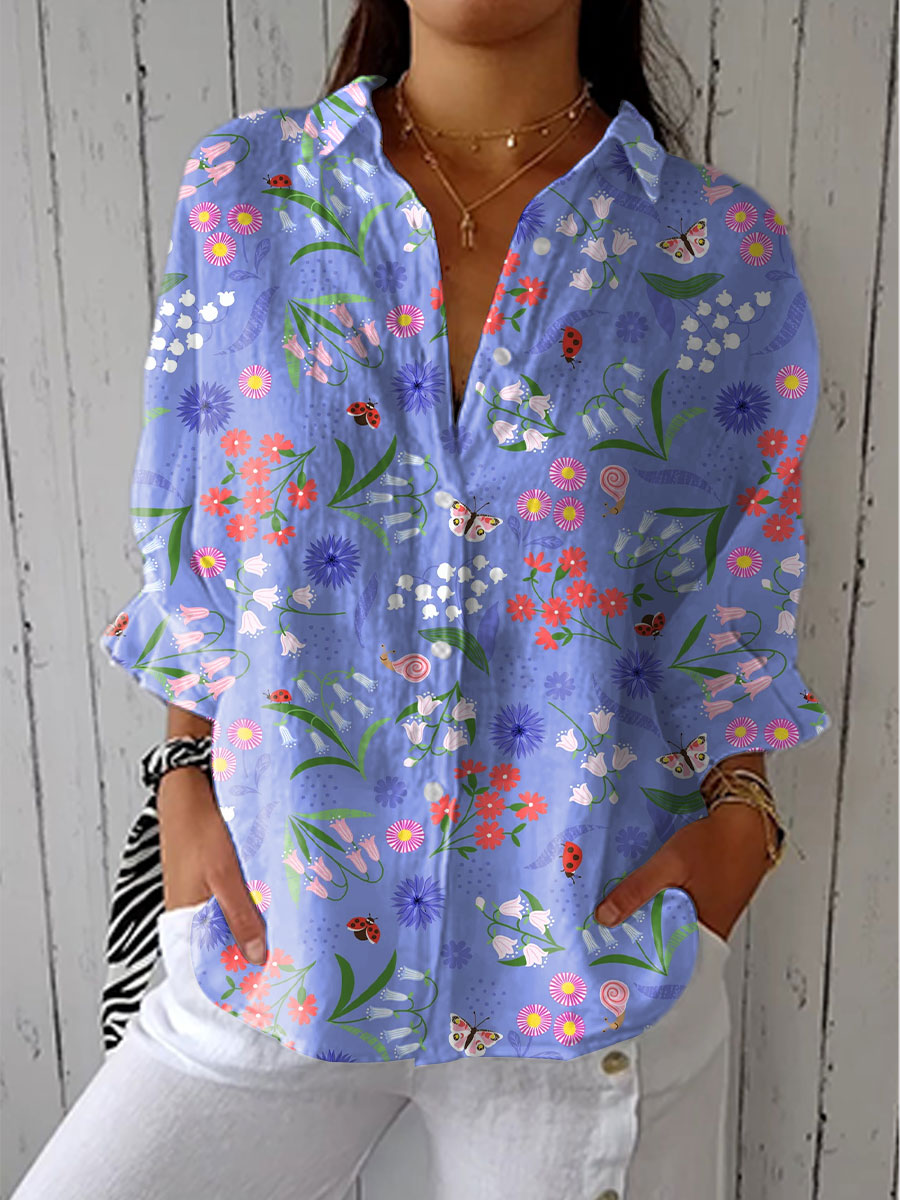 Dorothy - Meadow Blossom Blouse | The Bellemont Sisters Australia
