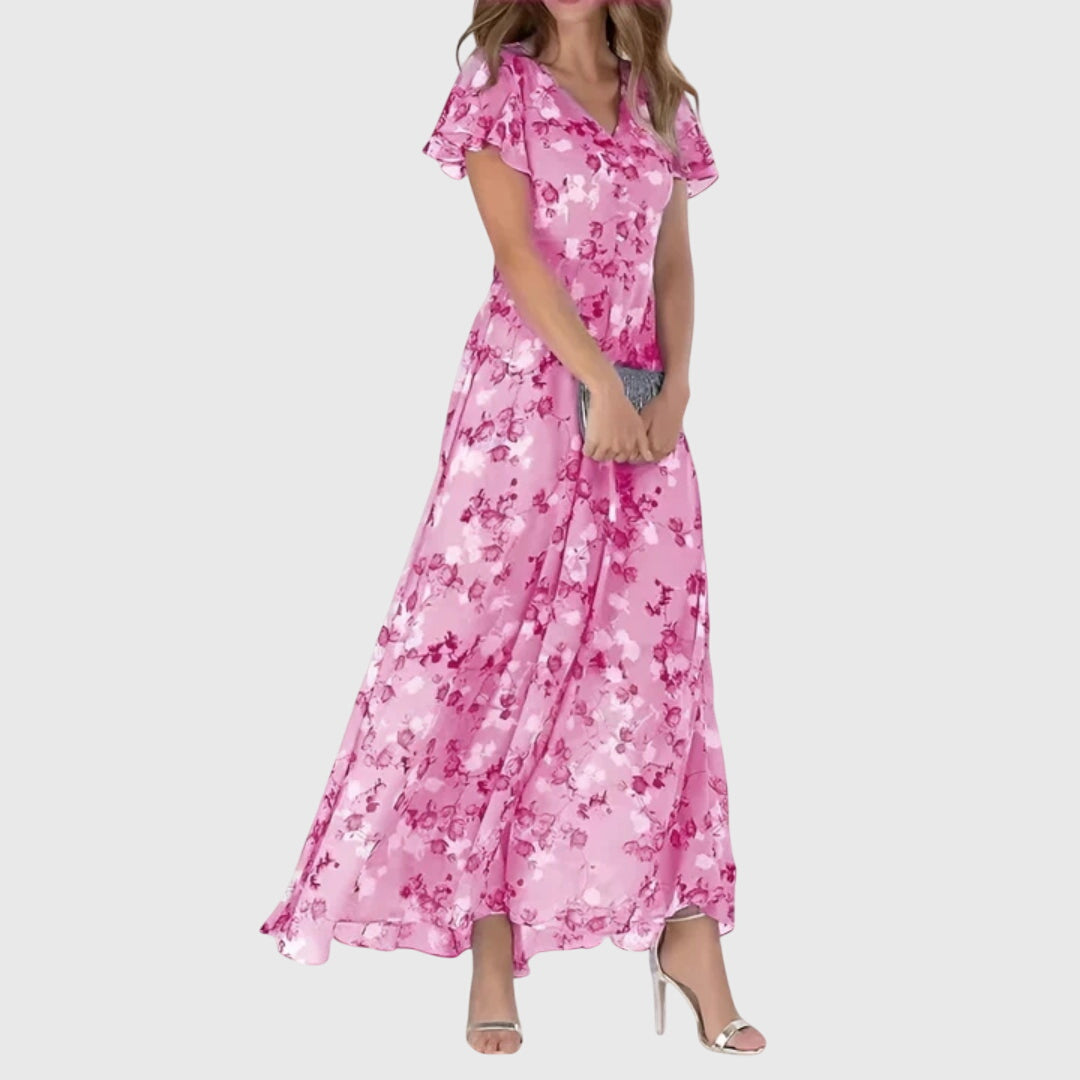Lola | Figure Flattering Dress – Light Pink | The Bellemont Sisters Australia