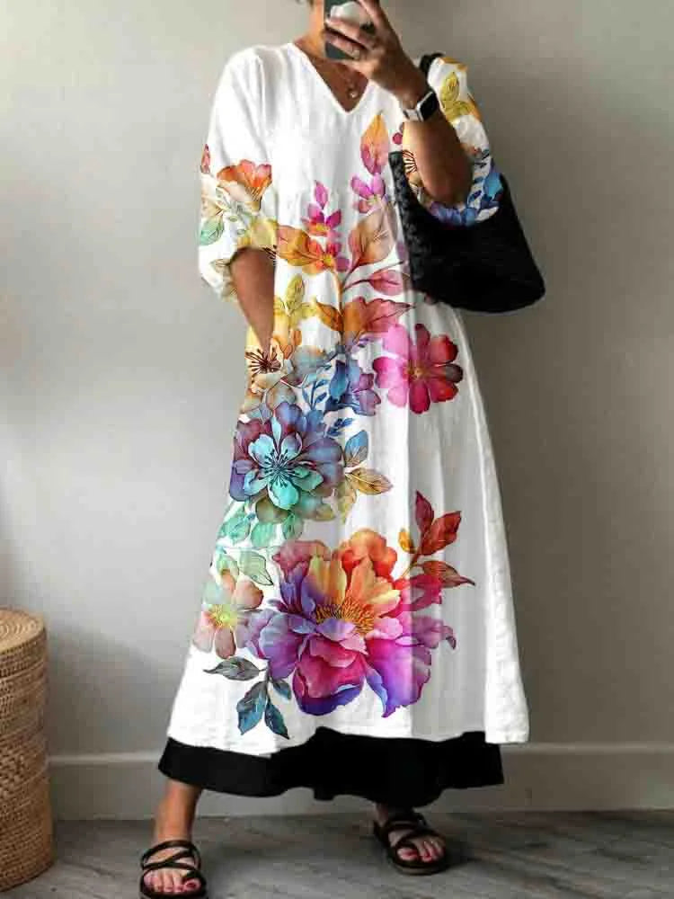 Elegant Printed Dress Sofia | The Bellemont Sisters Australia